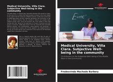 Medical University, Villa Clara. Subjective Well-being in the community kitap kapağı