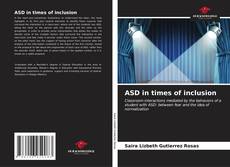 Couverture de ASD in times of inclusion
