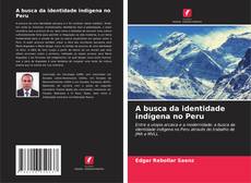 Buchcover von A busca da identidade indígena no Peru