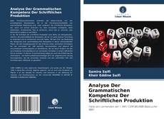 Обложка Analyse Der Grammatischen Kompetenz Der Schriftlichen Produktion
