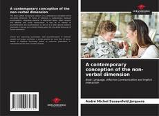 Bookcover of A contemporary conception of the non-verbal dimension