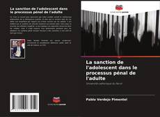 Buchcover von La sanction de l'adolescent dans le processus pénal de l'adulte