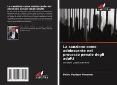 Bookcover of La sanzione come adolescente nel processo penale degli adulti