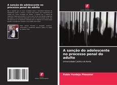 Capa do livro de A sanção do adolescente no processo penal do adulto 