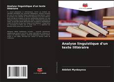 Обложка Analyse linguistique d'un texte littéraire