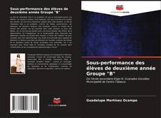 Portada del libro de Sous-performance des élèves de deuxième année Groupe "B"