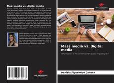 Capa do livro de Mass media vs. digital media 