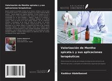 Buchcover von Valorización de Mentha spicata.L y sus aplicaciones terapéuticas