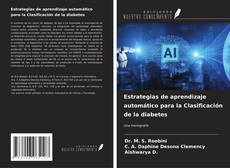 Bookcover of Estrategias de aprendizaje automático para la Clasificación de la diabetes