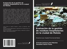 Portada del libro de Evaluación de la gestión de residuos hospitalarios en la ciudad de Matola