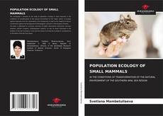 Buchcover von POPULATION ECOLOGY OF SMALL MAMMALS