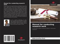 Couverture de Manual for conducting research work
