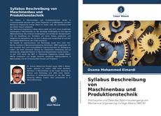 Обложка Syllabus Beschreibung von Maschinenbau und Produktionstechnik