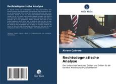 Buchcover von Rechtsdogmatische Analyse