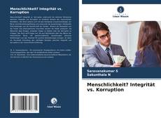 Menschlichkeit? Integrität vs. Korruption kitap kapağı