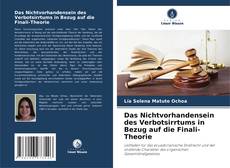 Capa do livro de Das Nichtvorhandensein des Verbotsirrtums in Bezug auf die Finali-Theorie 