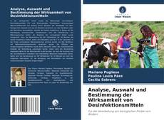 Capa do livro de Analyse, Auswahl und Bestimmung der Wirksamkeit von Desinfektionsmitteln 