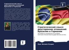 Bookcover of Стратегический смысл двусторонних отношений Бразилии и Германии