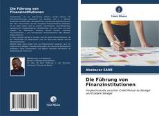 Buchcover von Die Führung von Finanzinstitutionen
