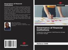Capa do livro de Governance of financial institutions 