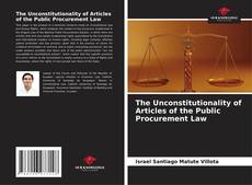 Portada del libro de The Unconstitutionality of Articles of the Public Procurement Law