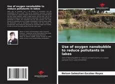 Bookcover of Use of oxygen nanobubble to reduce pollutants in lakes