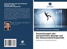 Buchcover von Auswirkungen der persönlichen Abzüge auf die Steuerzahlerkapazität