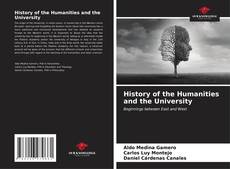 Portada del libro de History of the Humanities and the University