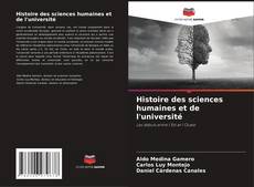 Histoire des sciences humaines et de l'université kitap kapağı