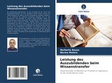 Portada del libro de Leistung des Auszubildenden beim Wissenstransfer