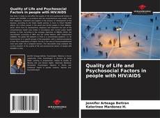 Capa do livro de Quality of Life and Psychosocial Factors in people with HIV/AIDS 