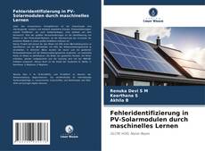 Capa do livro de Fehleridentifizierung in PV-Solarmodulen durch maschinelles Lernen 