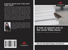 Capa do livro de A look at speech acts in the novel Vidas Secas 