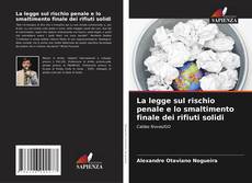 Bookcover of La legge sul rischio penale e lo smaltimento finale dei rifiuti solidi