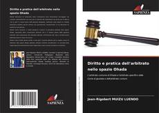 Bookcover of Diritto e pratica dell'arbitrato nello spazio Ohada