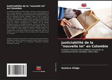 Buchcover von Justiciabilité de la "nouvelle loi" en Colombie