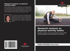 Research analysis on physical activity habits kitap kapağı