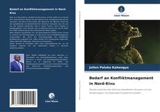 Capa do livro de Bedarf an Konfliktmanagement in Nord-Kivu 