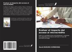 Bookcover of Evaluar el impacto del acceso al microcrédito