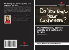 Buchcover von Marketing mix, service quality and customer's loyalty