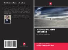 Capa do livro de Institucionalismo educativo 