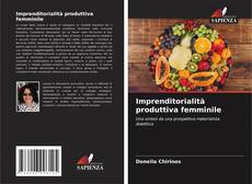 Imprenditorialità produttiva femminile kitap kapağı