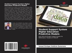 Buchcover von Student Support System Higher Education Predictive Models