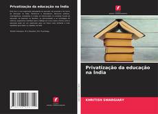Buchcover von Privatização da educação na Índia