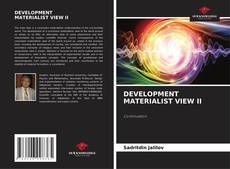 Обложка DEVELOPMENT MATERIALIST VIEW II