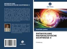 ENTWICKLUNG MATERIALISTISCHE SICHTWEISE II kitap kapağı