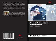 Capa do livro de A look at Innovation Management 