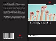 Buchcover von Democracy in question