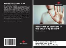 Portada del libro de Resilience of teachers in the university context