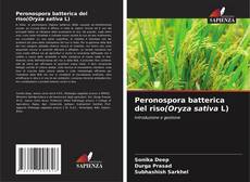 Capa do livro de Peronospora batterica del riso(Oryza sativa L) 